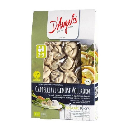 Cappelletti complets farcis aux légumes BIO 250 gr - D'ANGELO