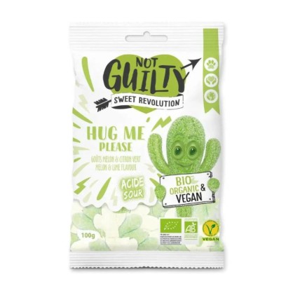 Bonbons acidulés Hug Me BIO 100g - NOT GUILTY