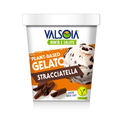 Glace végétale à base d'avoine, avec éclats de chocolat noir 300gr - VALSOIA