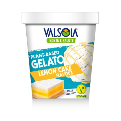 Glace végétale à base d'avoine, saveur tarte au citron 300gr - VALSOIA